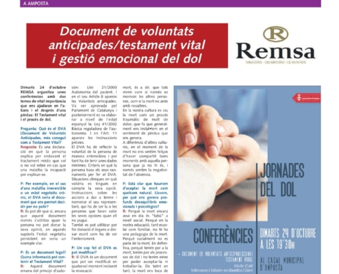 conferències jornades de dol 2017