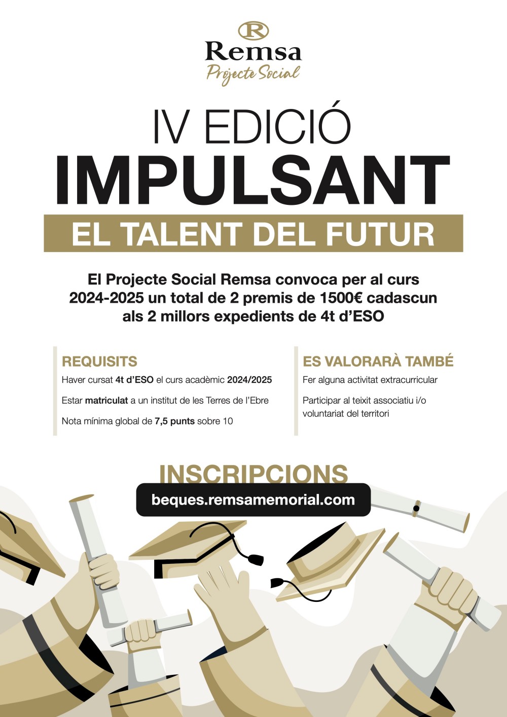 4a edició ‘Premis Impulsant el Talent del Futur a les Terres de l’Ebre’